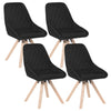 Set of 1/2/4/6 Dining Chairs Swivel Chairs Wooden Home Office Commercial