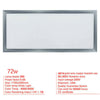 36W/48W/72W LED Panel Ceiling Light Recessed Ceiling Lamp Cool White 6500K