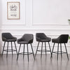 1/2/4X Bar Stools Breakfast Velvet Padded Bar Chairs Seat Kitchen Pub Stool UK