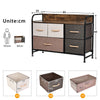 Fabric Chest of Drawers 7 Drawer Dresser Storage Cabinet Stand Bedroom Furniture
