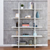 Tier Ladder Shelf Bookcase Wood Storage Rack Home Office Book Holder Shelves NEW