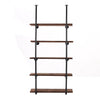 Wood Industrial Floating Shelves Pipe Shelf Storage Rustic Vintage Shelving Kit