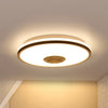 Dimmable 36/60W RGB LED Ceiling Light Bluetooth Music Speaker Lamp APP Control