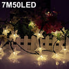 100-20LED SOLAR POWERED RETRO BULB STRING LIGHT GARDEN OUTDOOR FAIRY SUMMER LAMP