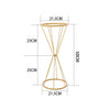50-100cm Metal Flower Rack Column Vase Stand Display Plinths Wedding Centrepiece