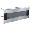 50 60" Electric Fireplace Insert/Wall Mounted/Built-in LED Fire 6 Colour Flame
