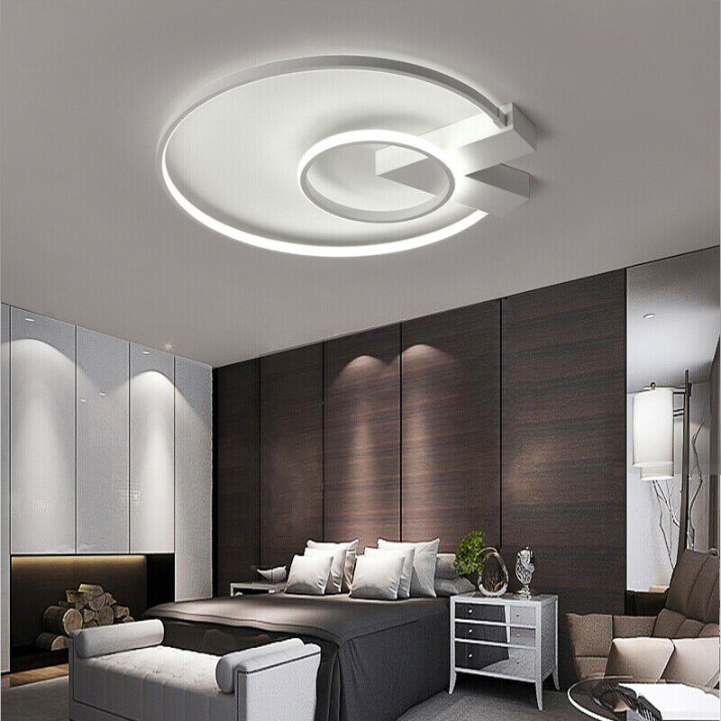 Cool White Square/Ring LED Ceiling Light Chandelier Lights Living Dining Room