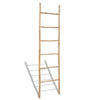 Wooden Ladder Towel Rail With 4 Hanging Shelves Holder Modern for the Bathroom