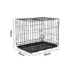 Dog Cage Metal Wire Cat Rabbit Puppy Carrier Crate Kennel Indoor Outdoor Cage