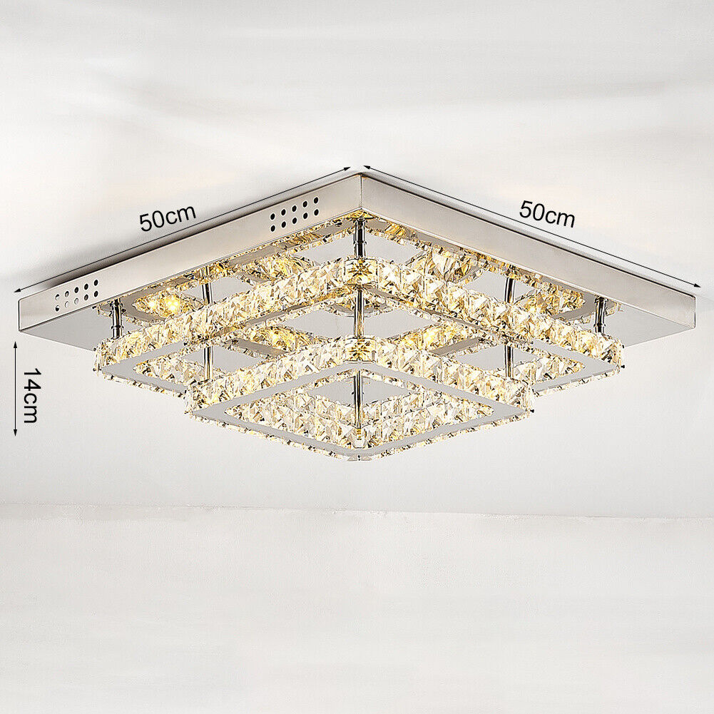 LED Ceiling Crystal Lights Luxury Chandelier Modern Pendant Lamps Chic Fixture