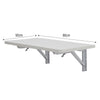 Fold Drop Leaf Wall Mounted Table Space Save Dining Table Laptop Desk w/ Bracket