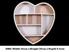 Wooden Display Wall Hanging Storage Unit Rack Shelves Cubes Home Decor Ornaments
