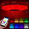Dimmable 36/60W RGB LED Ceiling Light Bluetooth Music Speaker Lamp APP Control