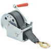 Hand Winch Manual Winch with Silver Webbing Belt Strap Marine Puller 4 Choices