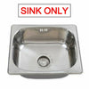 Single Bowl Laundry Stainless Steel Kitchen Sink + Single Lever Chrome Brass Tap