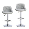 2/4/6x Modern Faux Leather Bar Stools Breakfast Chairs Swivel Gas Lift Kitchen