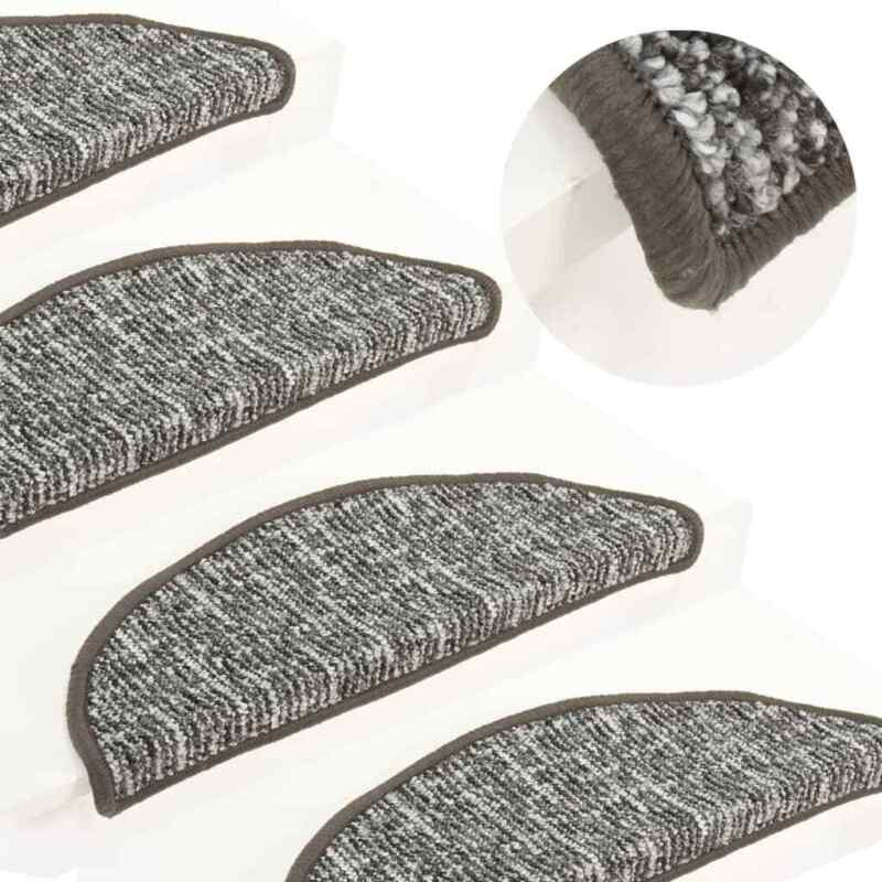 15x Carpet Stair Treads Step Protector Rug 56x20/65x25cm Multi Colours