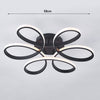 Modern LED Ceiling Light Metal Acrylic Chandelier Flower Lamp Living Dining Room