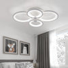 Cool White Square/Ring LED Ceiling Light Chandelier Lights Living Dining Room