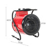 Electric Fan Heater Space Air Warmer Industrial Workshop Garage Farm Shed House
