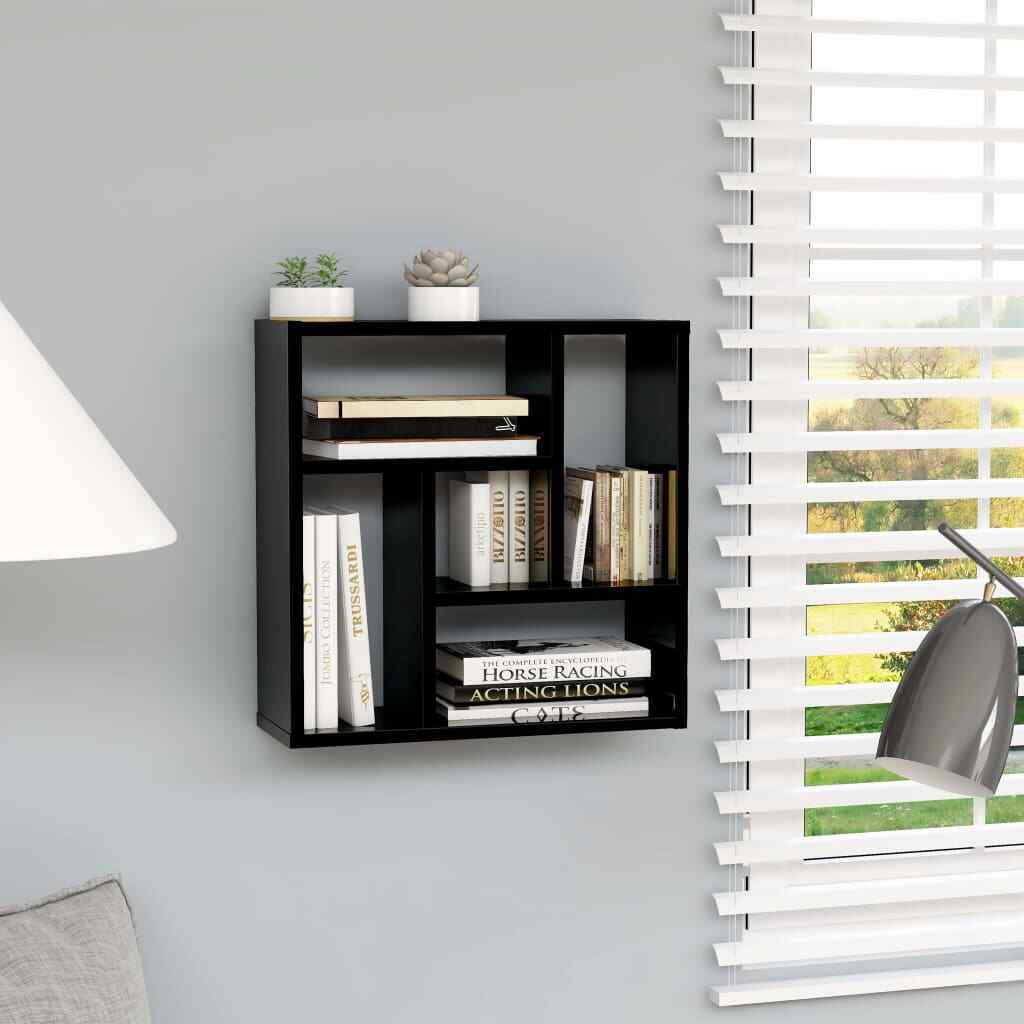 Stylish Display Shelf Space Saving Floating Wall Shelves Bookshelf Storage Unit