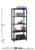 PLASTIC SHELVING SHELVE SHELF RACKING RACK ORGANISER HEAVY DUTY 3, 4, 5 TIER