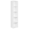 3/4 Cube Bookcase Shelving Unit Storage Book Shelf Wooden for Living Room