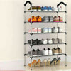 3 4 5 Tier Organiser Shelf Extendable Shoe Rack Stand Compact Space Saving UK
