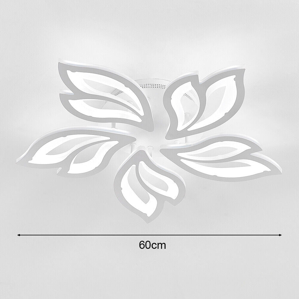 LED Ceiling Light Living Room Bedroom Down Lights Floral Design Pendant Lamp