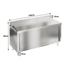 Catering Sink Commercial Kitchen Cabinet Stainless Steel Work Table Storage Unit