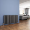 Anthracite Designer Radiator Vertical Horizontal Flat Panel Oval Column Rads