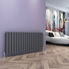 Anthracite Designer Radiator Vertical Horizontal Flat Panel Oval Column Rads