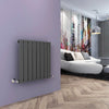 Anthracite Designer Radiator Vertical Horizontal Flat Panel Oval Column Rads