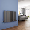 Anthracite Designer Radiator Vertical Horizontal Flat Panel Oval Column Rads