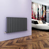 Anthracite Designer Radiator Vertical Horizontal Flat Panel Oval Column Rads