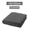 Gravity Weighted Blanket Double Single Anxiety Therapy Sleep Adult Kids 10-15Lbs