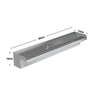 20/30/60cm Stainless Steel Spillway Waterfall Water Blade Koi Pond Weir Cascade