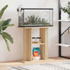 Aquarium Stand Fish Tank Cabinet Stand Grey Sonoma Engineered Wood
