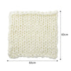 Large Soft Chunky Knit IvoryWhite Thick Blanket Handwoven Throw Sofa Bed Blanket