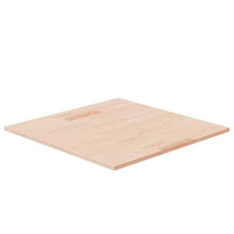 Solid Wood Oak Square Table Top Desktop Multi Colours Brown Multi Sizes