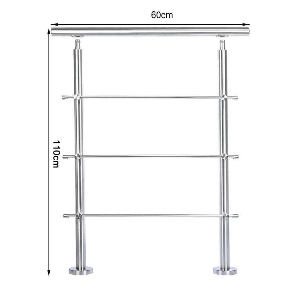 Outdoor Garden Handrail Safety Stair Steps Hand Rail Stainless Steel Balustrade