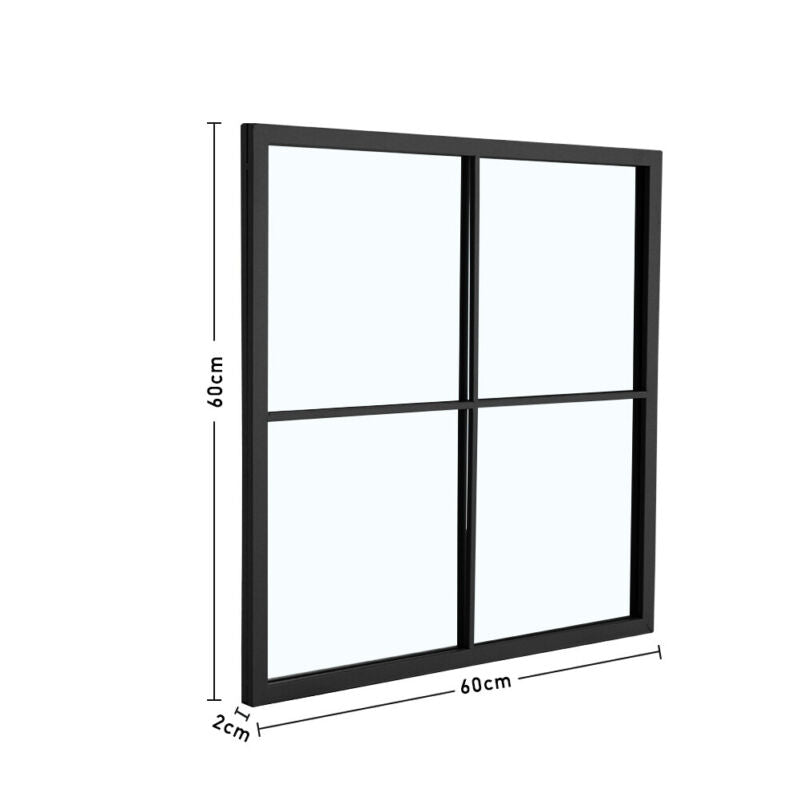 Large Window Wall Garden Mirror Ornament Indoor/Outdoor Arch Frame Mirrors Decor
