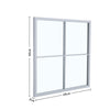 Large Window Wall Garden Mirror Ornament Indoor/Outdoor Arch Frame Mirrors Decor
