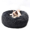 Large Dog Bed Pet Cat Calming Comfy Shag Fluffy Warm Bed Nest Mattress Donut Pad