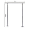 Angle Mobility Handrail Outdoor Rail Safety Grab Rail Garden Step Stair 80-240cm