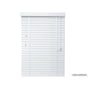 White Venetian Blinds Wooden Taped Slats Window Blinds -120cm Drop Various Width