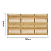 Garden Fence Screen Slatted Pine Wood Panel Screening Treated Privacy Fencing