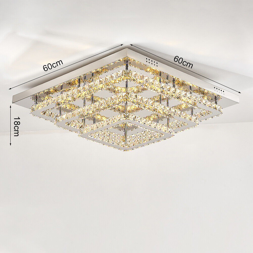 LED Ceiling Crystal Lights Luxury Chandelier Modern Pendant Lamps Chic Fixture