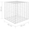Garden Cube Gabion Raised Bed Galvanised Steel Stone Basket Raised Bed Wire Cage