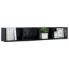 CD Wall Shelf 100cm Engineered Wood Living Room Cabinet Multi Colours vidaXL
